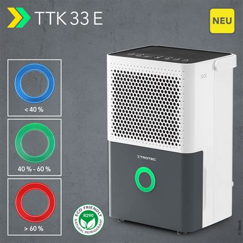 NEU Komfort Luftentfeuchter TTK 33 E 2 in 1 Gerät zur