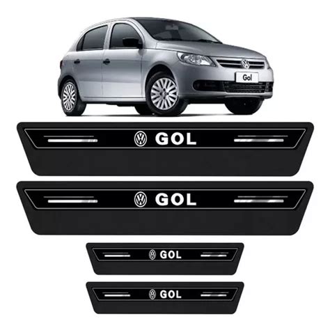 Soleira Protetor Porta Platinum Gol G5 G6 G7 2015 Preto