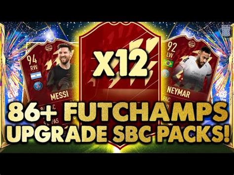 12x 86 FUT CHAMPIONS PREMIUM UPGRADE SBC PLAYER PICKS FIFA 22