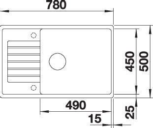 Blanco Zia Xl S Compact Fekete Exc Silgranit Mosogat T Lca