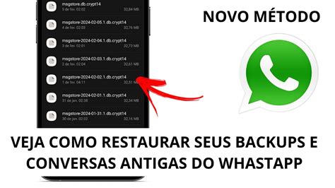 Como Recuperar Backup Antigo E Conversas Apagadas Do Whatsapp