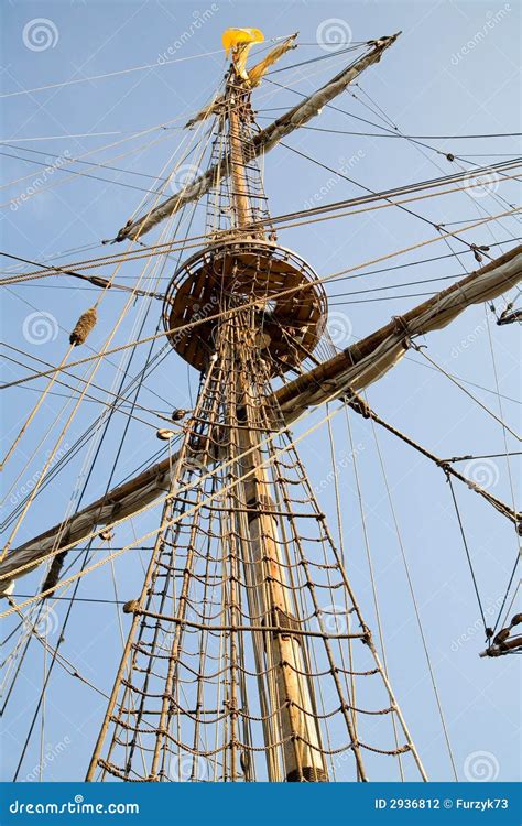 Rigging Of Big Sailing Ship Stock Photography - Image: 2936812