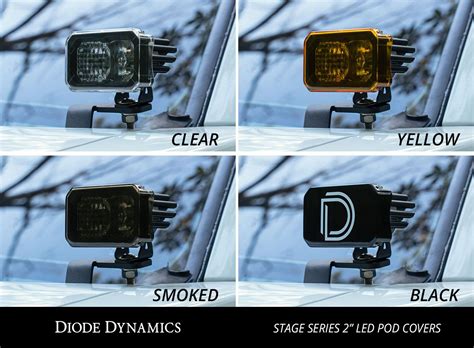 Diode Dynamics Stage Series 2 Led Pod Cover Smoked