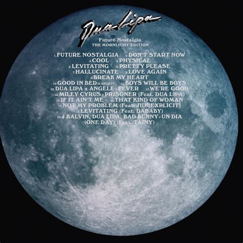 Dua Lipa | Future Nostalgia - The Moonlight Edition | February 12th ...