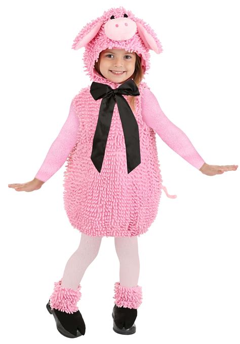 Toddler Deluxe Pink Squiggly Piggy Costume Farm Animal Costumes