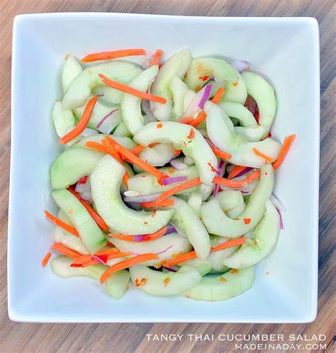 Cucumber Salad Thai Dish