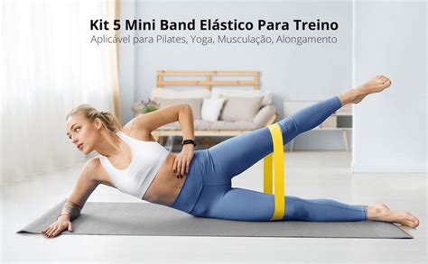 Kit Mini Band El Stico Para Treino Theraband Faixa El Stica Exercicio