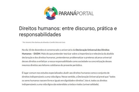 Artigo Direitos Humanos Entre Discurso Pr Tica E Responsabilidades