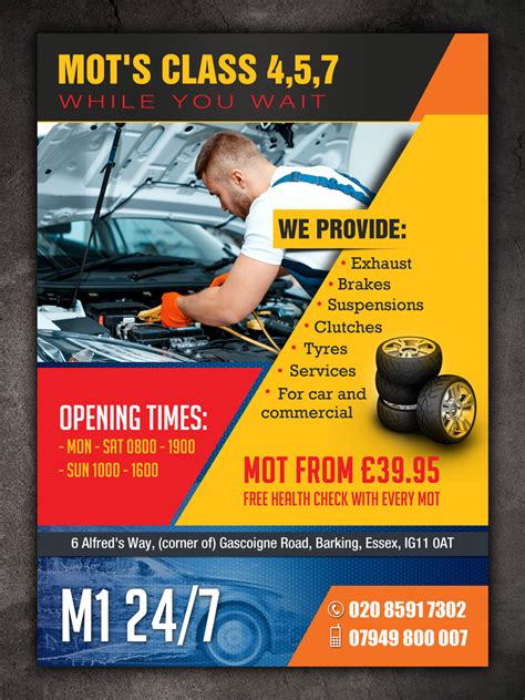 Bold Serious Car Repair Flyer Design For Beauty By Zara Ltd By Hih