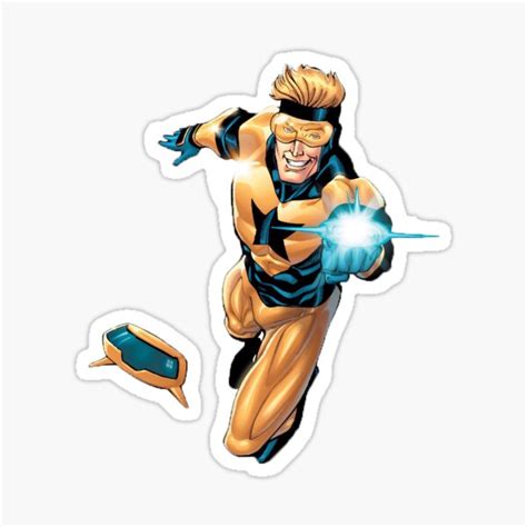 Booster Gold And Skeets Sticker For Sale By Zebulonowest Redbubble