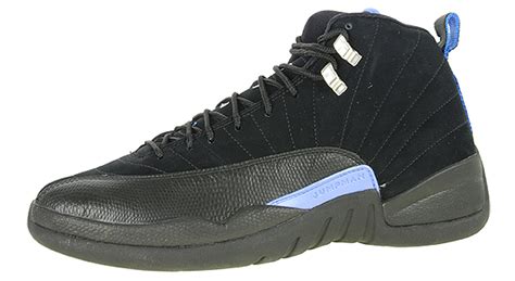 Air Jordan Xii Retro Nubuck Black University Blue Release Reminder