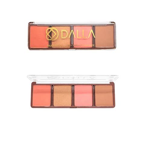 Paleta De Blush Iluminador E Contorno Nude Dalla Makeup Vegana Universe Makeup Store