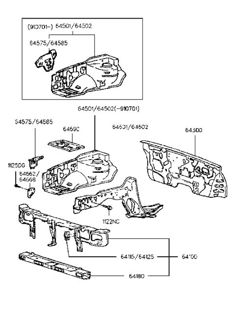 Genuine Hyundai Panel Assembly Fender Apron Rh