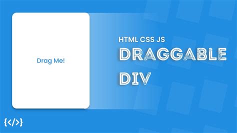 Create Draggable Div With Tilt Effect Using Html Css And Js Youtube