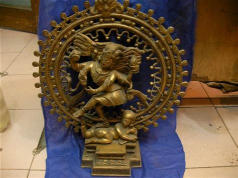 Golden Gold Plated Brass Dancing Shiva At Rs Piece In New Delhi