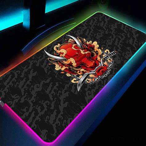 Dragon Alfombrilla De Rat N Rgb Grande Para Gaming Alfombrilla De