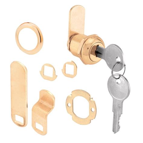 Prime Line 58 In Brass Drawer And Cabinet Keyed Cam Lock U 9942 The