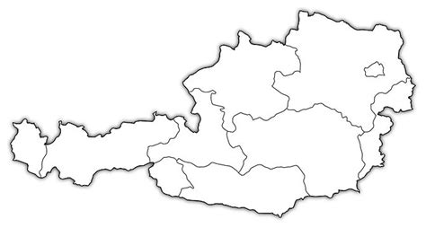 Map Of Austria Political Map Of Austria With The Several States Photo