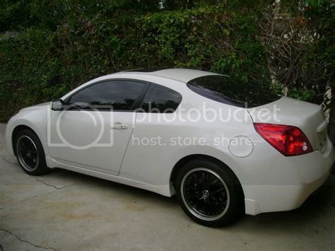 2008 Nissan altima coupe black rims