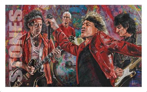 Stone Art Rolling Stones Painting