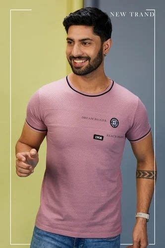 Soccer Knit Printed Without Limits Mens Fancy T Shirt Rn Hs At Rs 230 In Nagpur