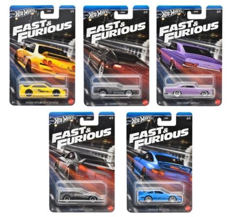 HOT WHEELS FAST FURIOUS 2024 Zestaw 5 Autek HRW51 55 194735187362 Cena Opinie Samochody