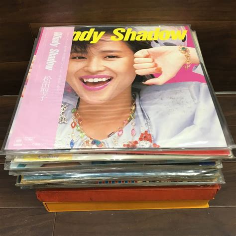 【傷や汚れあり】 B 844 邦楽 アニメ Lp レコード まとめ50枚 松田聖子 キャンディーズ ヤマト 井上陽水 薬師丸ひろ子 およげ