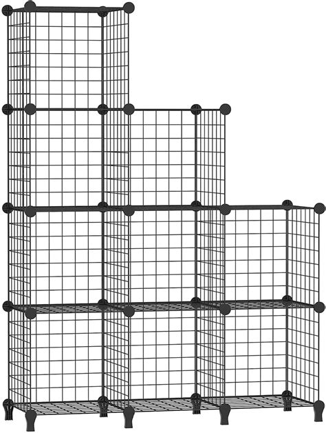 Awtatos Organizador De Almacenamiento De Cubos De Alambre Rejillas De