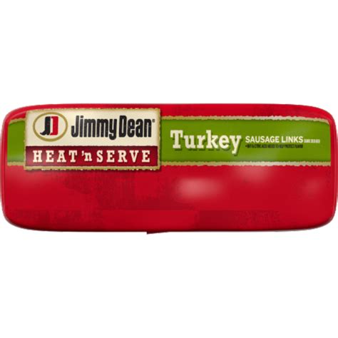 Jimmy Dean Heat N Serve Turkey Sausage Frozen Breakfast Links 36 Ct