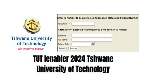 TUT Online Application 2024 Tshwane University Of Technology