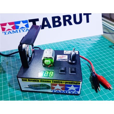 jual alat breakin dinamo tamiya input  volt fan kipas pendingin
