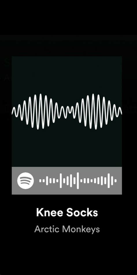 Knee Socks Arctic Monkeys Spotify Code Arctic Monkeys Arctic