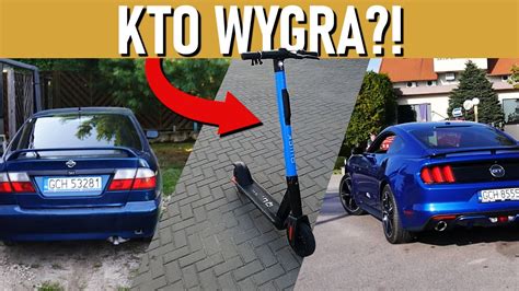 WIELKI WYŚCIG silnik spalinowy vs silnik elektryczny MUSTANG 5 0 V8