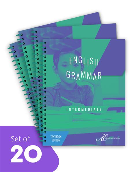 Tb Md Set Of 20 Intermediate English Grammar Esl Ac Language School