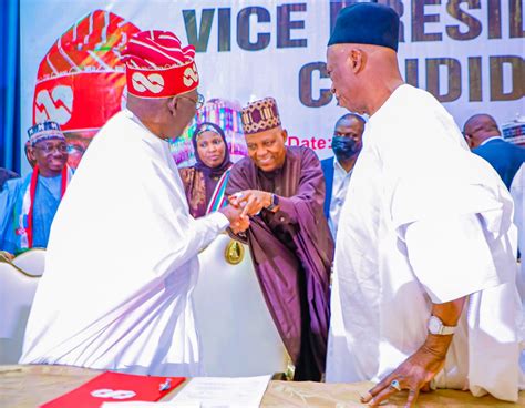 APC Unveils Shettima As Tinubu S Running Mate In Abuja