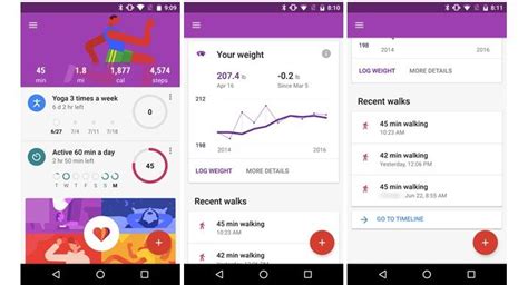 Google Fit App Updated With Customizable Widget Goals New Ui Slashgear