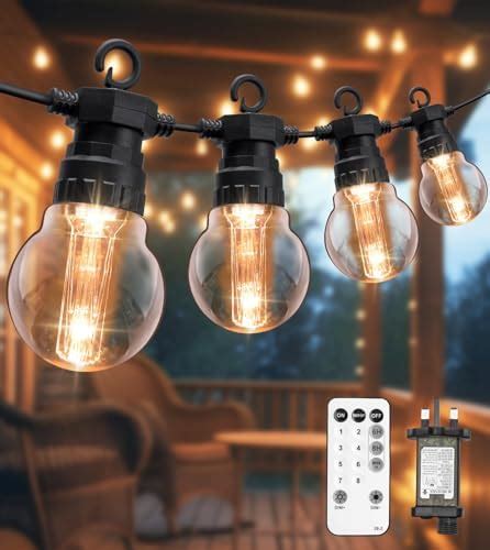 Festoon Lights Outdoor Mains Powered M Ft G String Lights