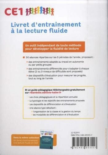 Français CE1 Ribambelle Livret d entraînement à la lecture fluide