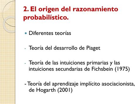 Ppt Pensamiento Probabil Stico Mar A Puy P Rez Echeverr A Alfredo