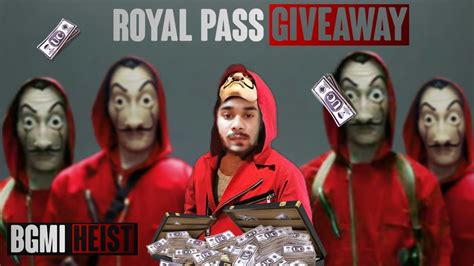 Royal Pass Giveaway Unlimited Rooms Bgmi Heist Tdm Battles