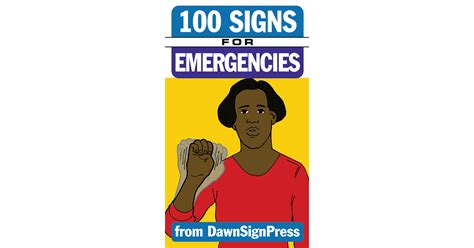 DawnSignPress Provides Handy Pamphlet with 100 Signs for Emergencies