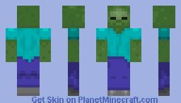 Minecraft Dungeons:Zombie Skin Minecraft Skin