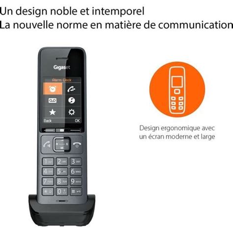 Gigaset COMFORT 520HX Combiné DECT avec Socle de Chargement