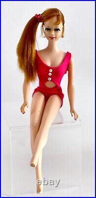 Vintage Mod Redhead Twistn Turn Tnt Stacey Barbie Doll Gorgeous