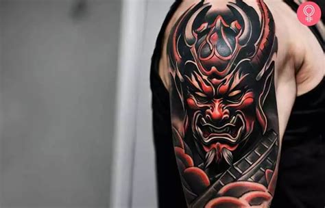 8 Amazing Oni Mask Tattoo Designs For The Brave