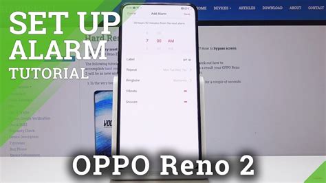 How To Add Alarm In Oppo Reno Schedule Alarm Youtube