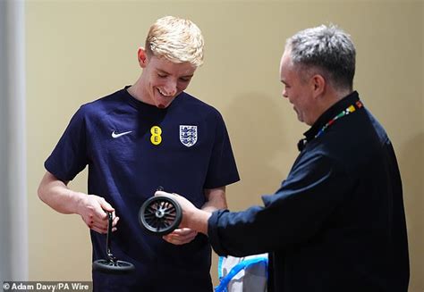 How Mail Sport Journalists Travelled 8 000 Miles To Present England Star Anthony Gordon With