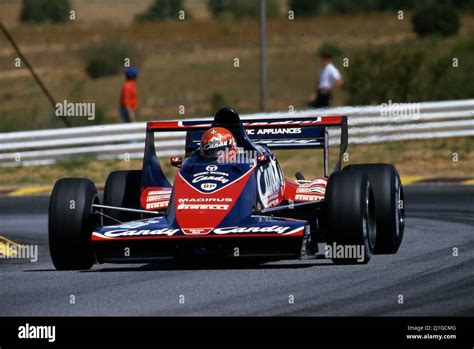 Bruno Giacomelli Ita Toleman Tg B Hart Stock Photo Alamy