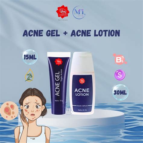 Jual Mfi Viva Acne Gel Triple Action G Acne Lotion Ml Shopee