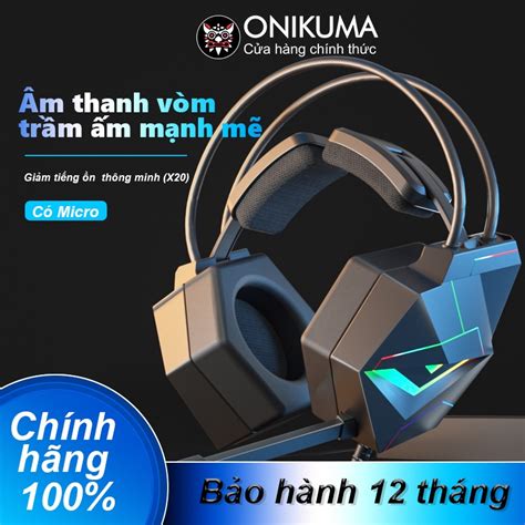 Mua Tai Nghe Ch I Game Ch Ng N Onikuma X C Micr N Rgb Gaming